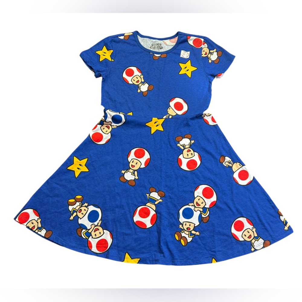 NINTENDO SUPER MARIO girls size Large character dress cosplay dress up dress NWT - Picture 5 of 6